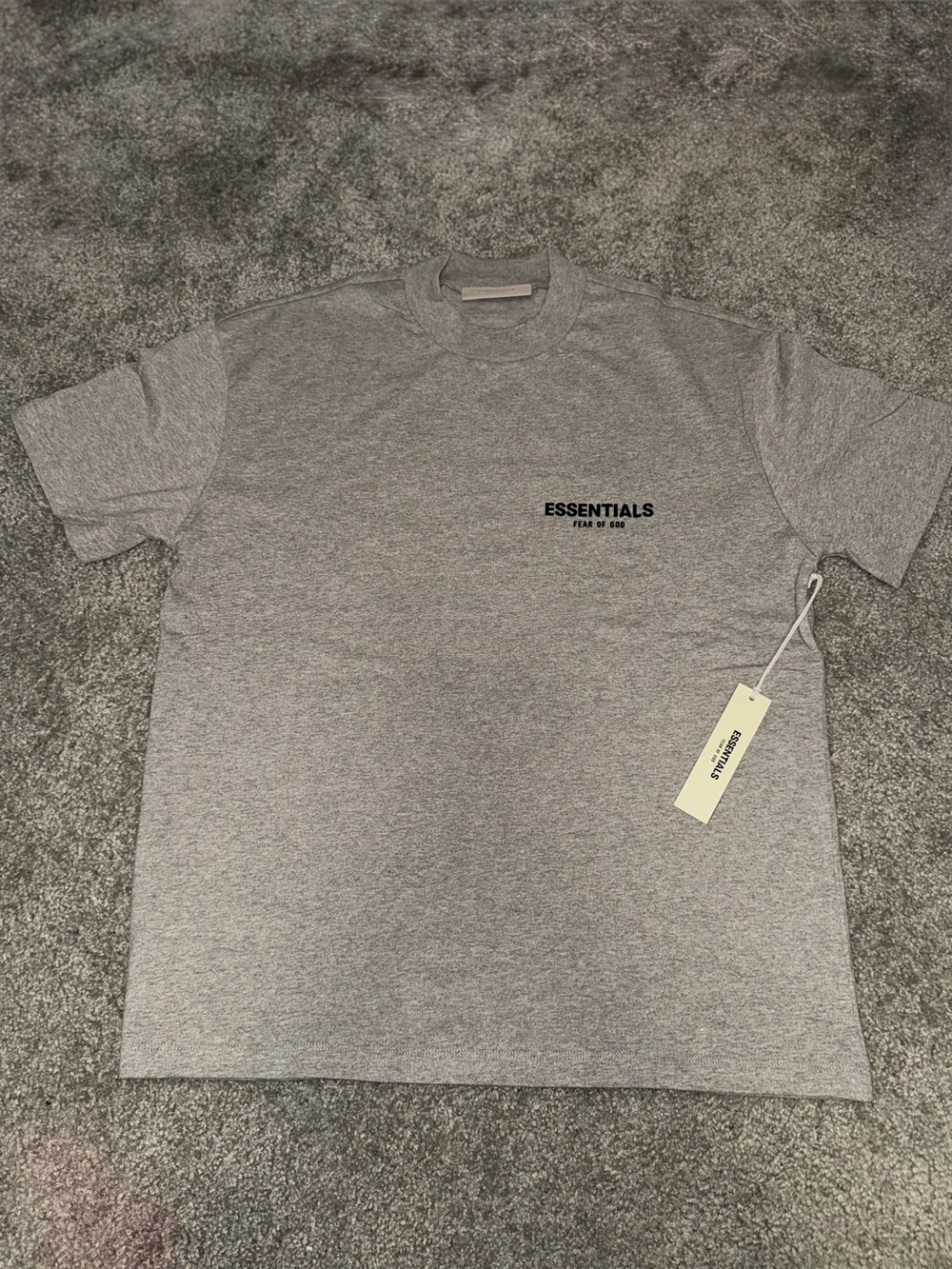 Essentials Men's Gray Logo T-Shirt